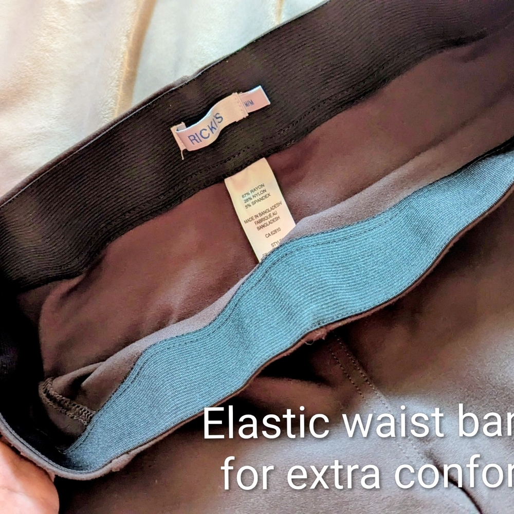 Size Med, Ricki's Lex Ladies Legging Style Pant, Coffee/Brown Colour, EUC - Picture 4 of 10